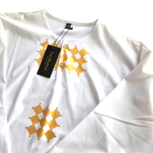 Luc Matton size XL white and gold - Picture 7 of 14